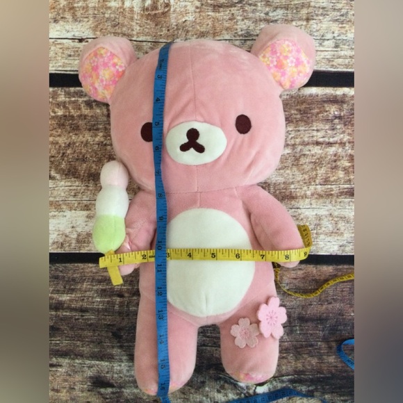 RILAKKUMA SAN-X PINK CHERRY BLOSSOM PLUSH 16” - Picture 3 of 9